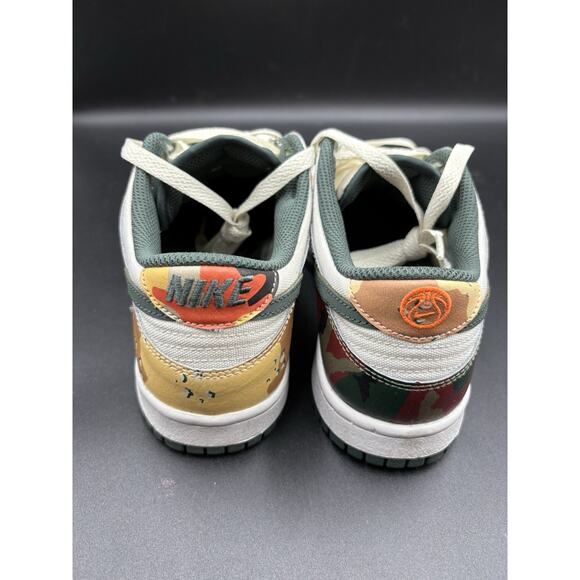 Nike Dunk Low SE Grade School Sail Multi-Camo DB1909-100 Youth Size 5.5=W Sz 7 main image 9